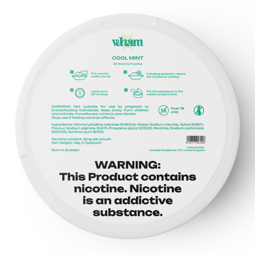 Wham Cool Mint - 8mg