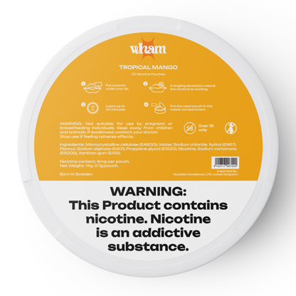 Wham Tropical Mango - 8mg