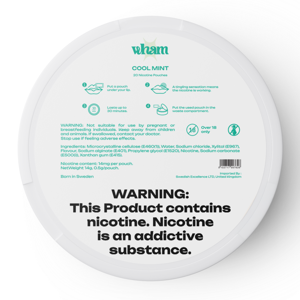 Wham Cool Mint - 14mg