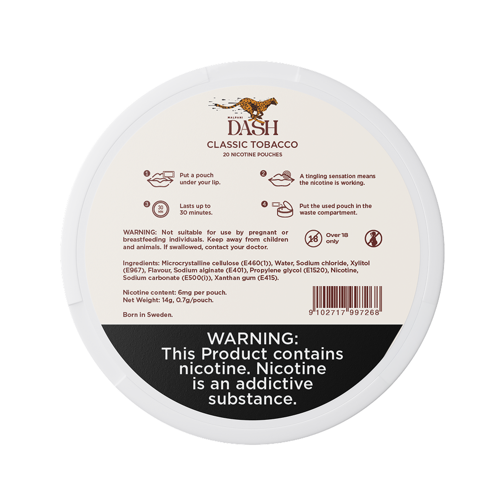 Dash Classic Tobacco - 8mg