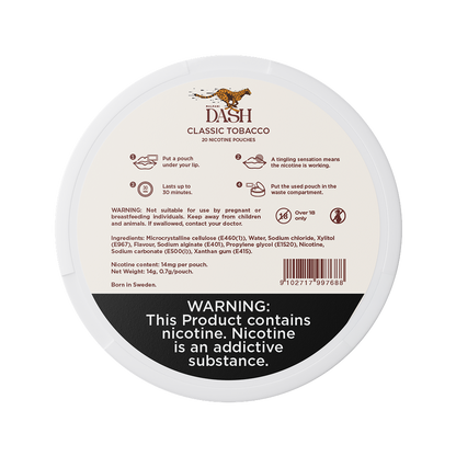 Dash Classic Tobacco - 14mg