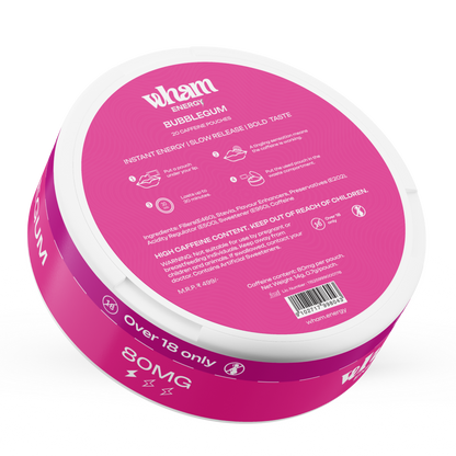 Wham Energy Bubblegum - 80mg