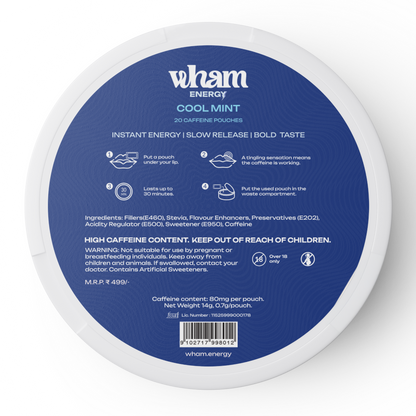 Wham Energy Mint - 80mg