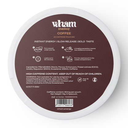 Wham Energy Coffee - 80mg